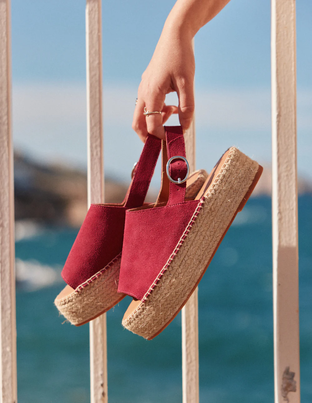 Espadrilles Maya - Suède pourpre - Image 7