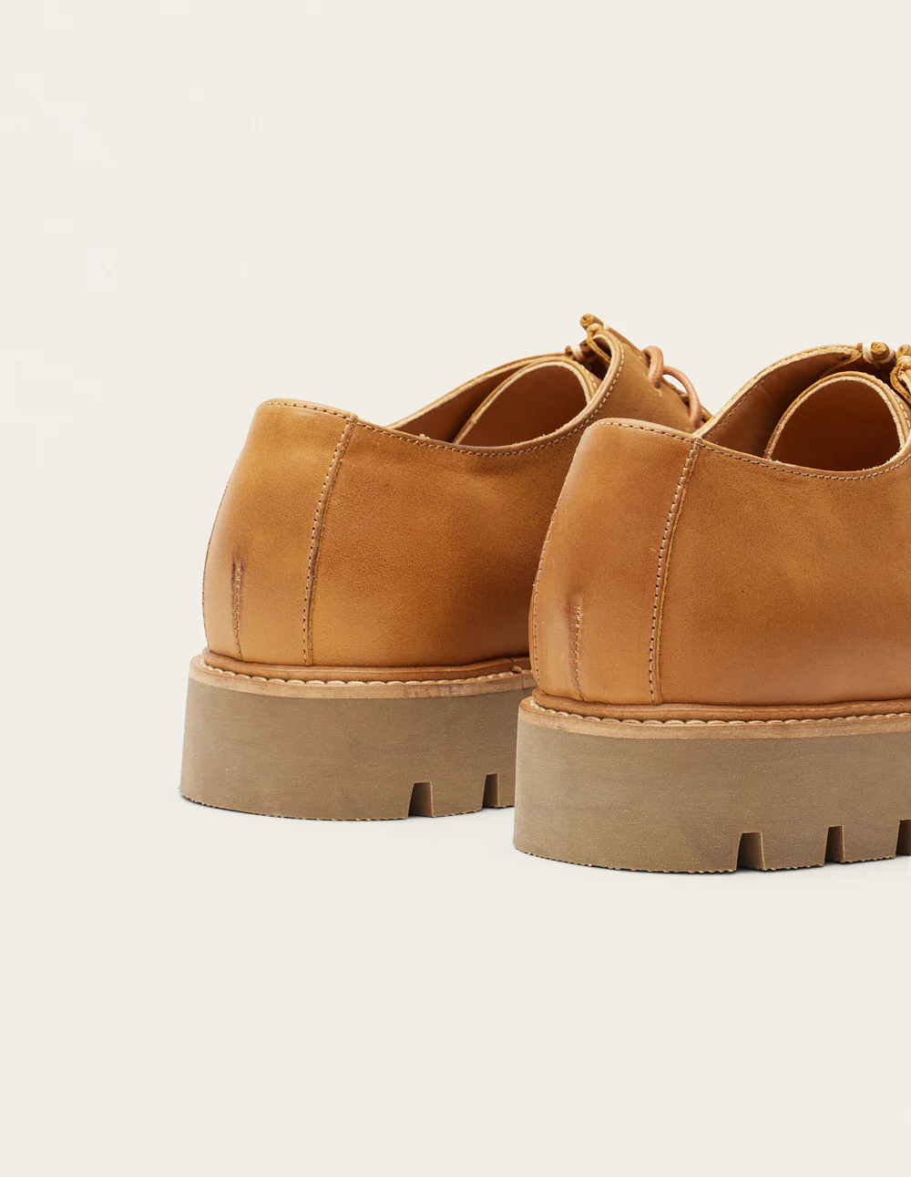 Derbies Gontran - Pull-up cognac - Image 5