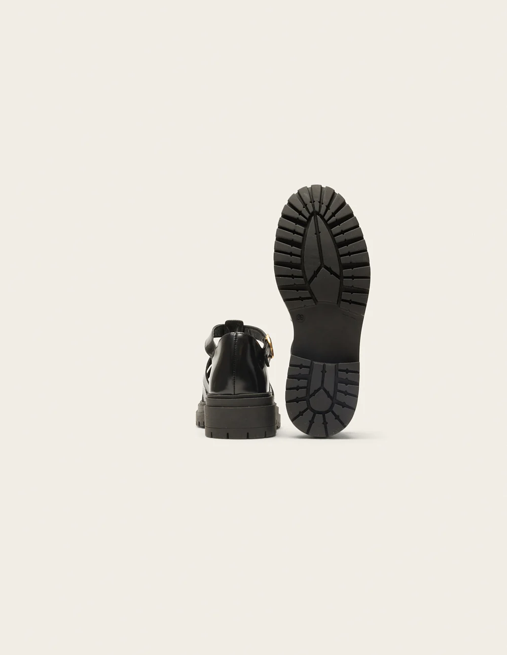 Sandales Rosalia - Cuir box noir - Image 4