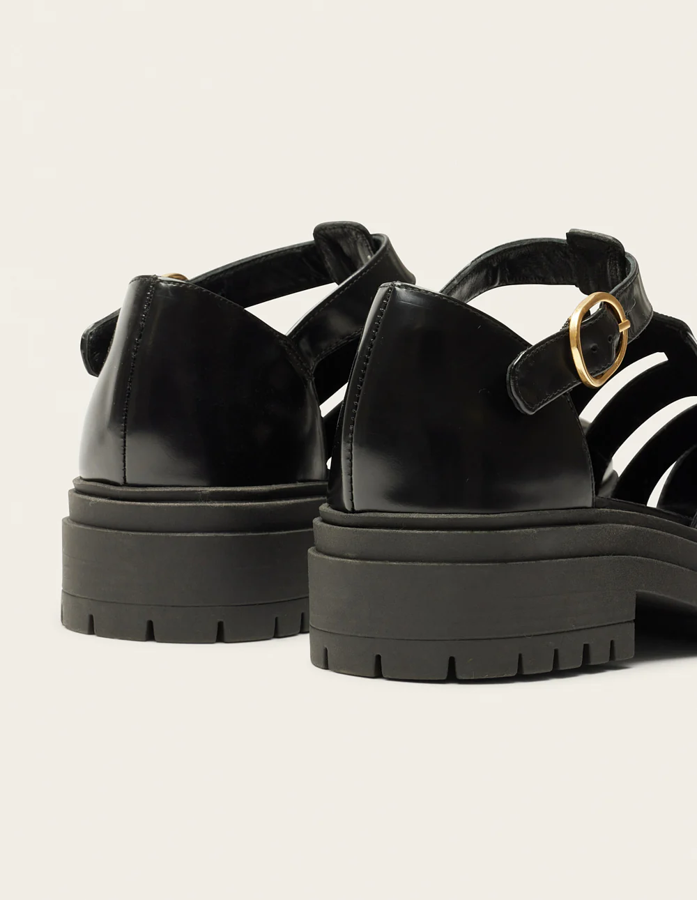 Sandales Rosalia - Cuir box noir - Image 5