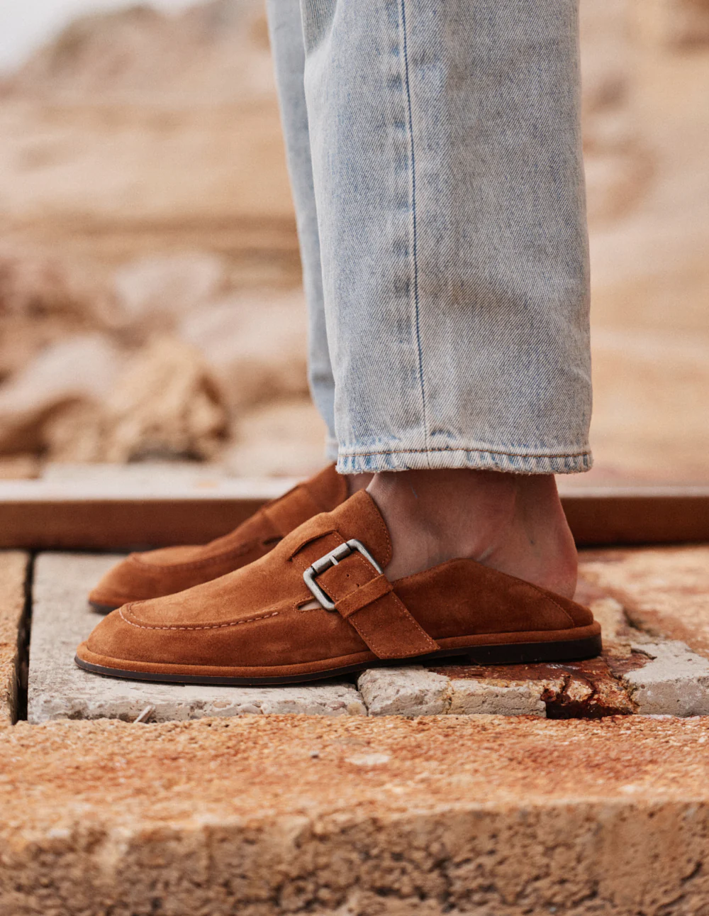 Mocassins Benel - Suède ambre