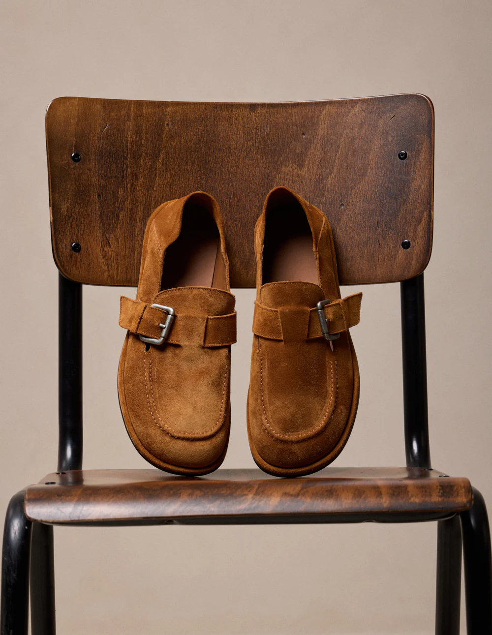 Mocassins Benel - Suède ambre - Image 6