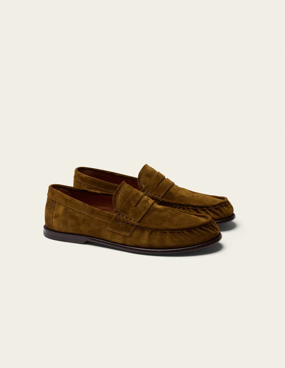 Mocassins Doni - Suède kaki - Image 2
