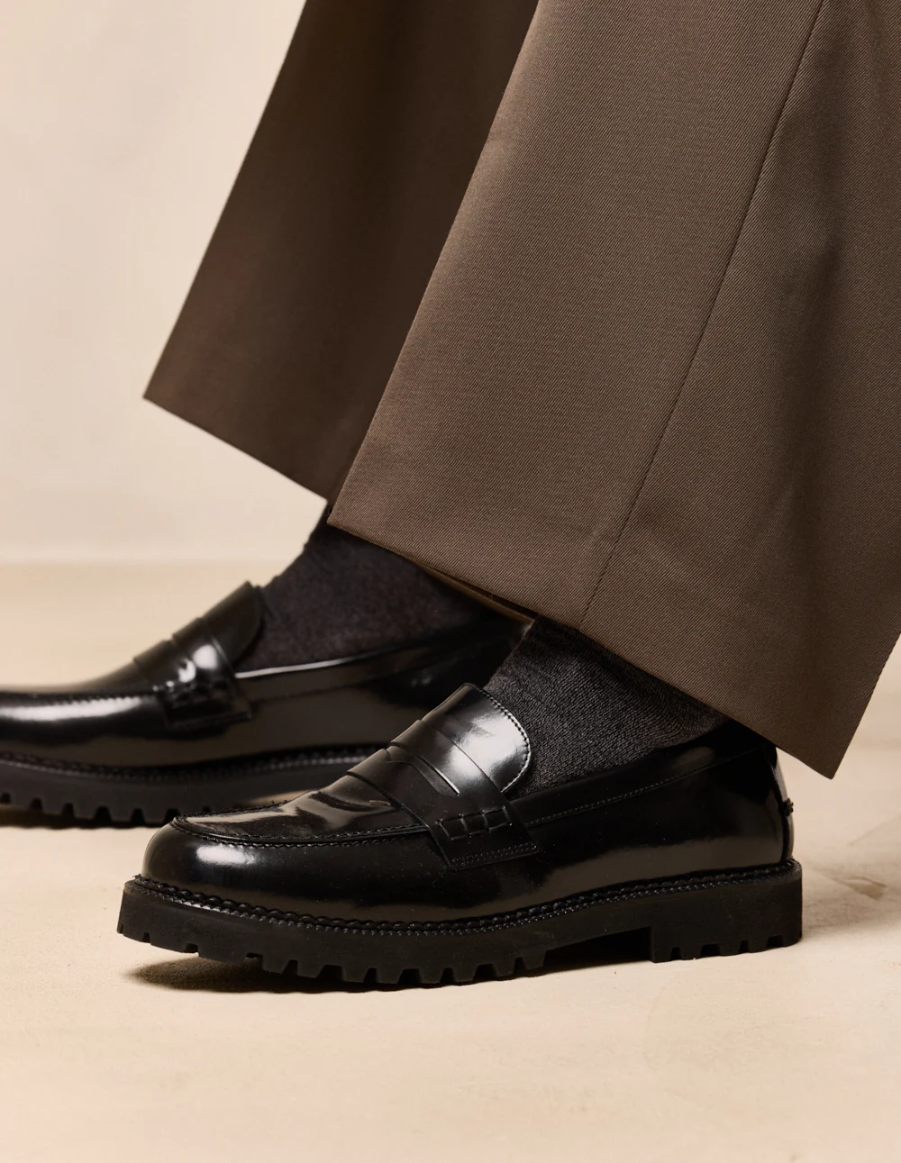 Mocassins Elliot - Cuir box noir - Image 3