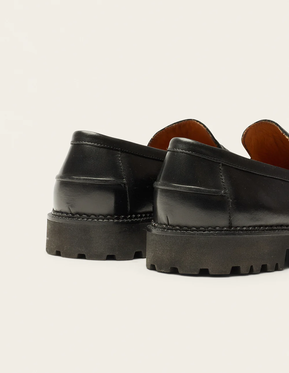 Mocassins Elliot - Pampilles cuir noir - Image 4