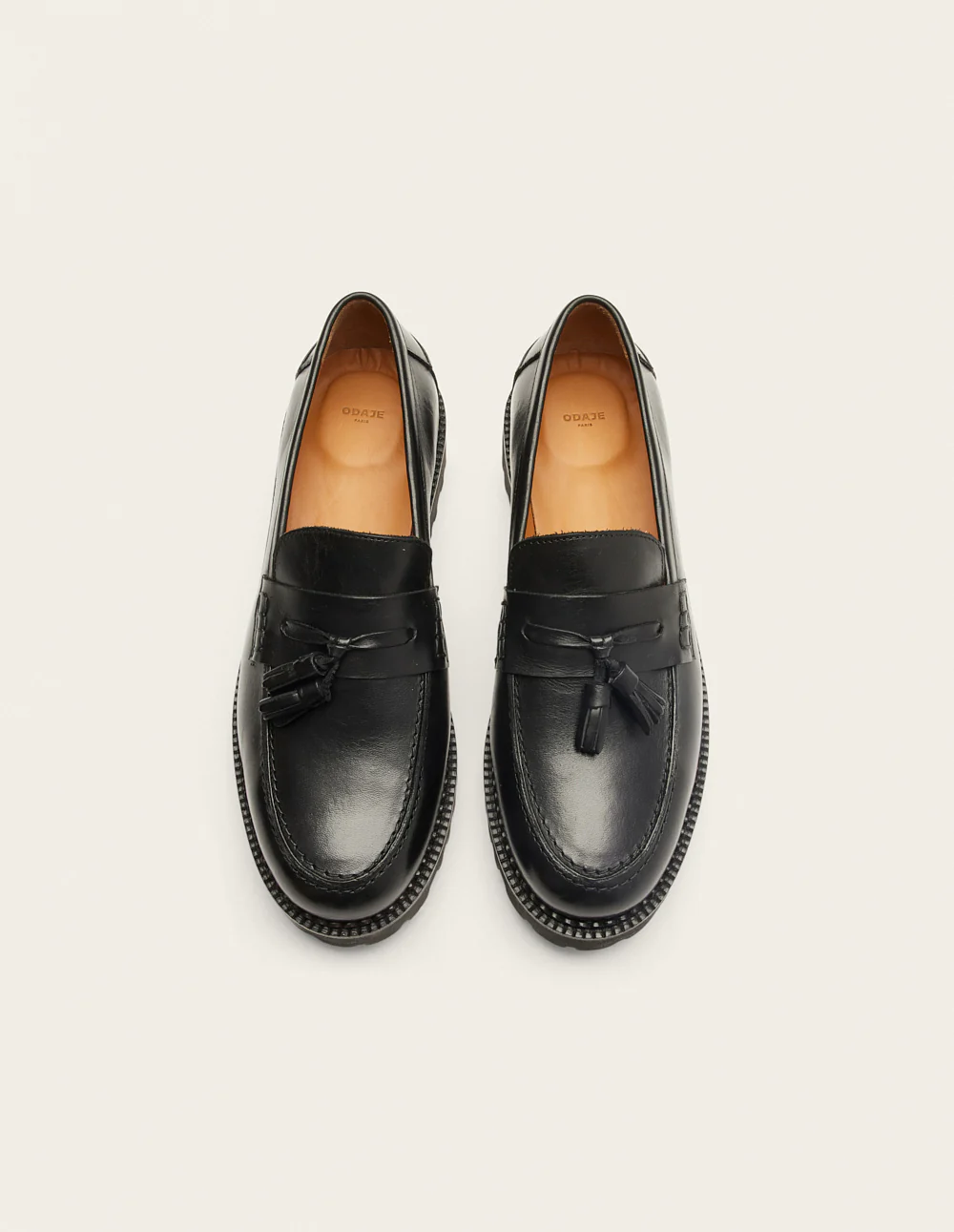 Mocassins Elliot - Pampilles cuir noir - Image 5