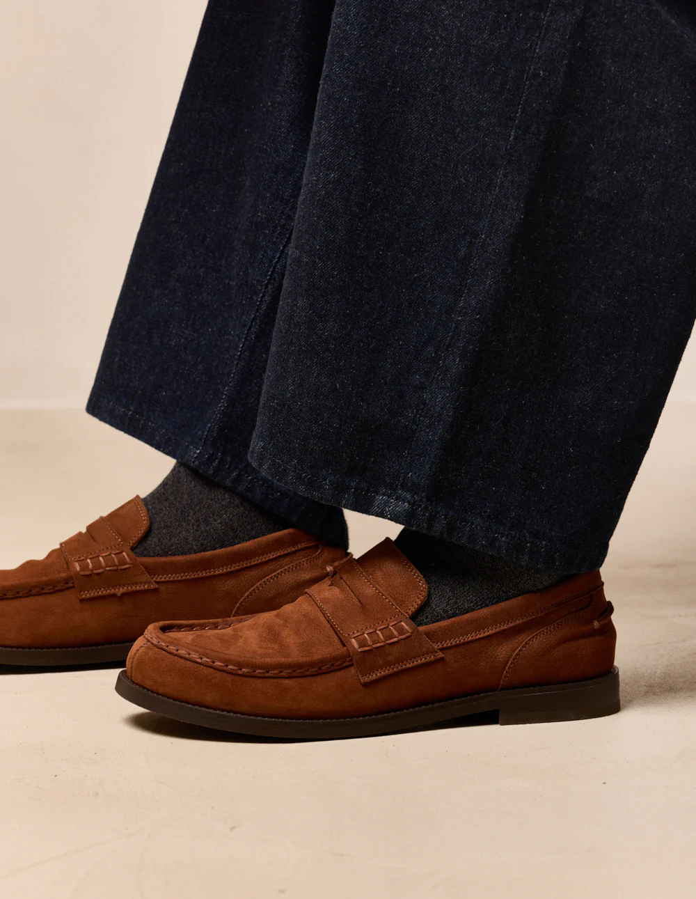 Mocassins Faris - Nubuck cognac - Image 4