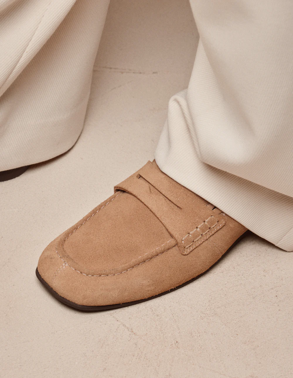 Mocassins Gema - Suède beige - Image 5