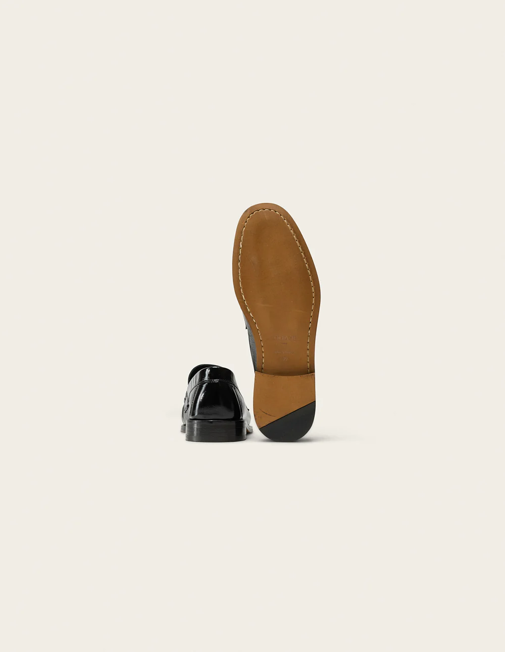 Mocassins Halley - Cuir plissé noir - Image 6