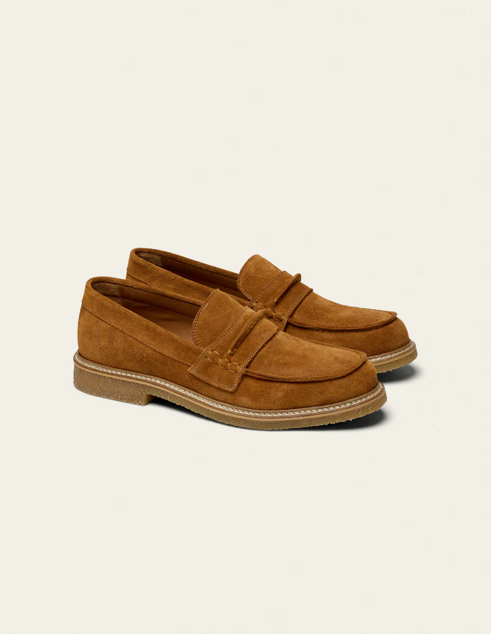 Mocassins Irvin - Suède ambre - Image 3