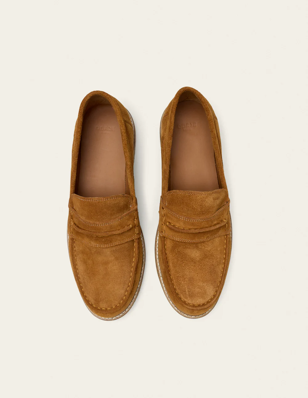 Mocassins Irvin - Suède ambre - Image 8