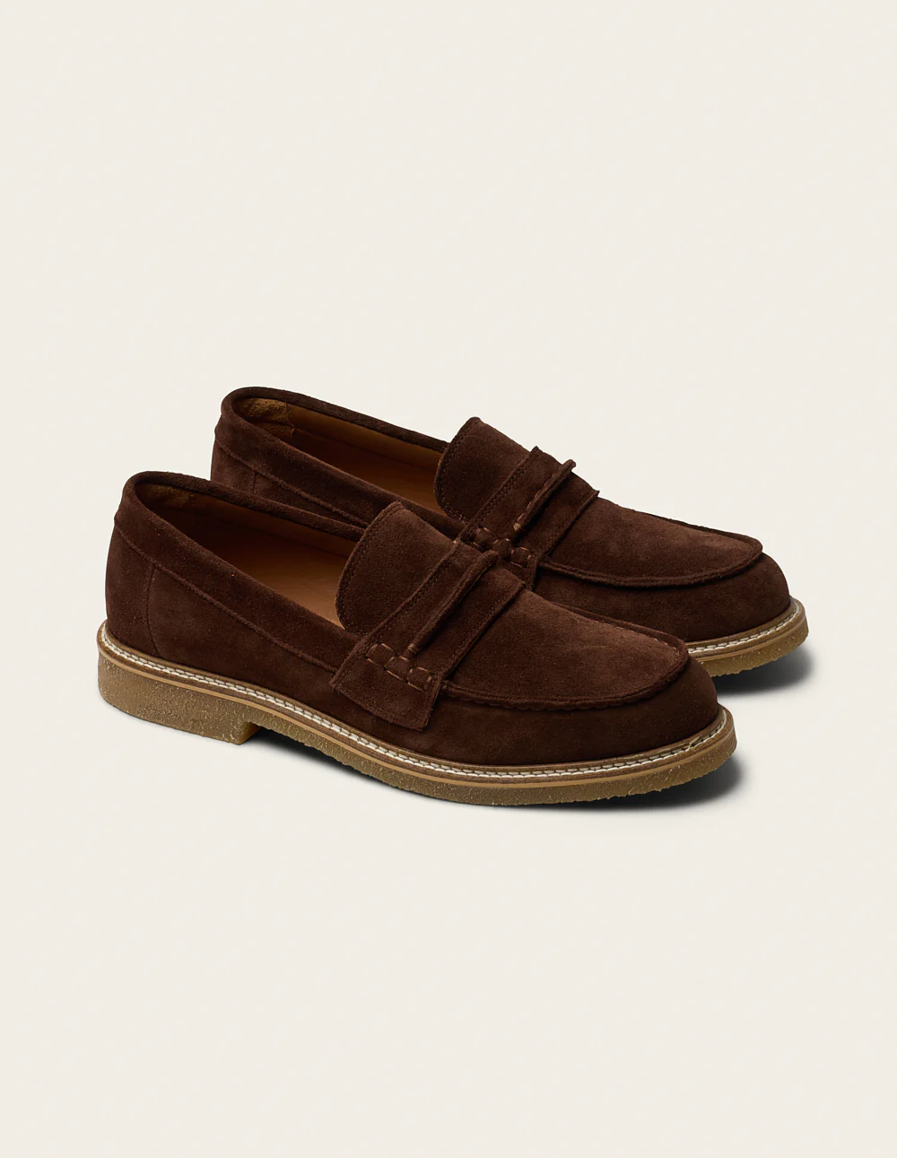Mocassins Irvin - Suède marron - Image 3