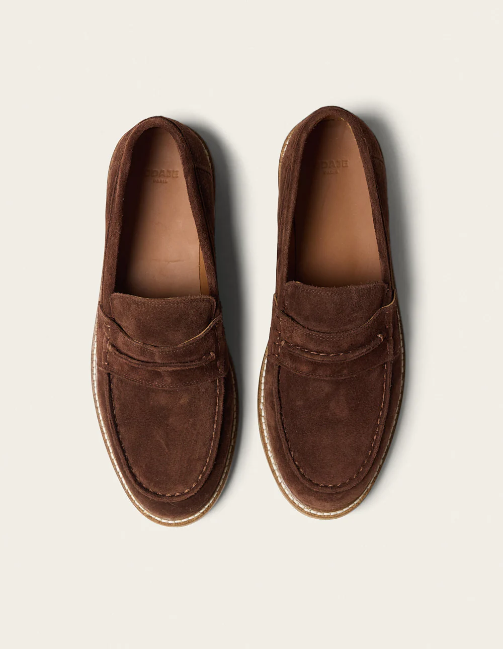 Mocassins Irvin - Suède marron - Image 7