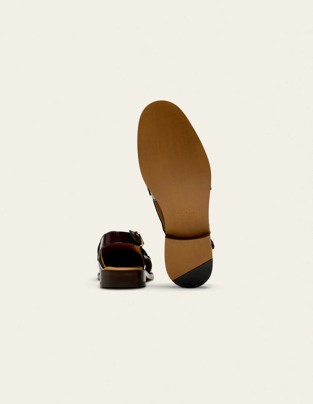 Mocassins Mangsa - Cuir box bordeaux - Image 6