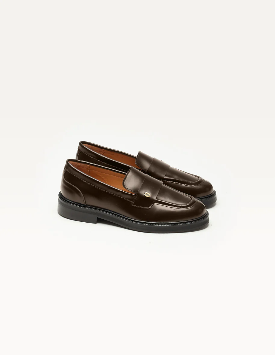 Mocassins Marjorie - Cuir box marron - Image 2