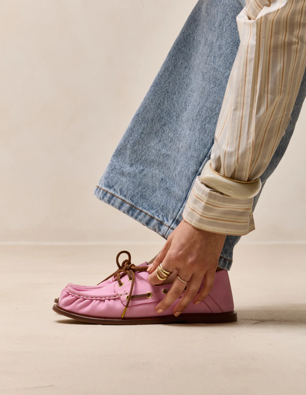 Mocassins Ovel - Nubuck rose - Image 3