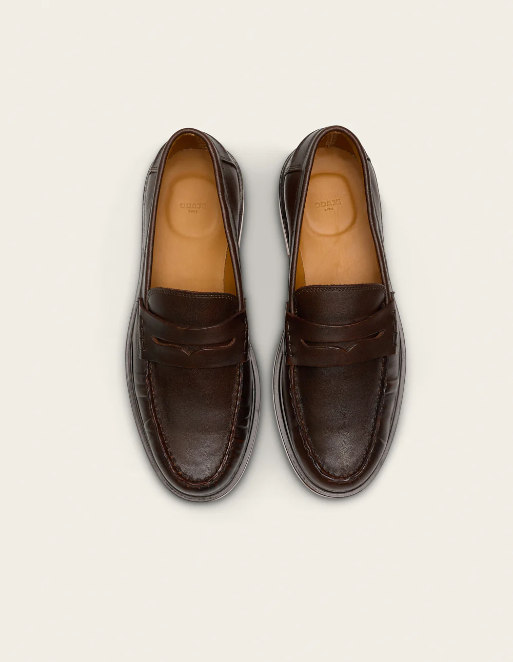 Mocassins Virgile - Cuir marron - Image 3