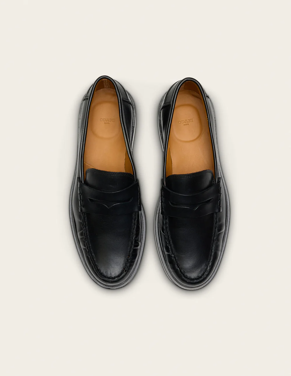 Mocassins Virgile - Cuir noir - Image 4