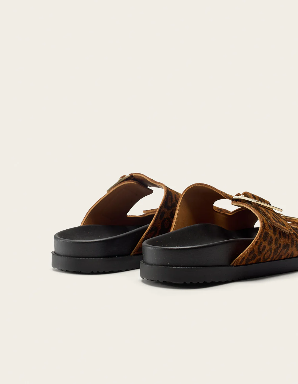 Mules Ampio - Suède léopard - Image 3
