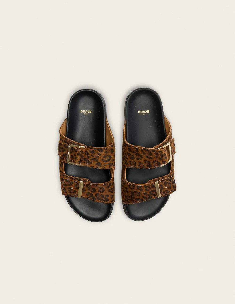 Mules Ampio - Suède léopard - Image 4