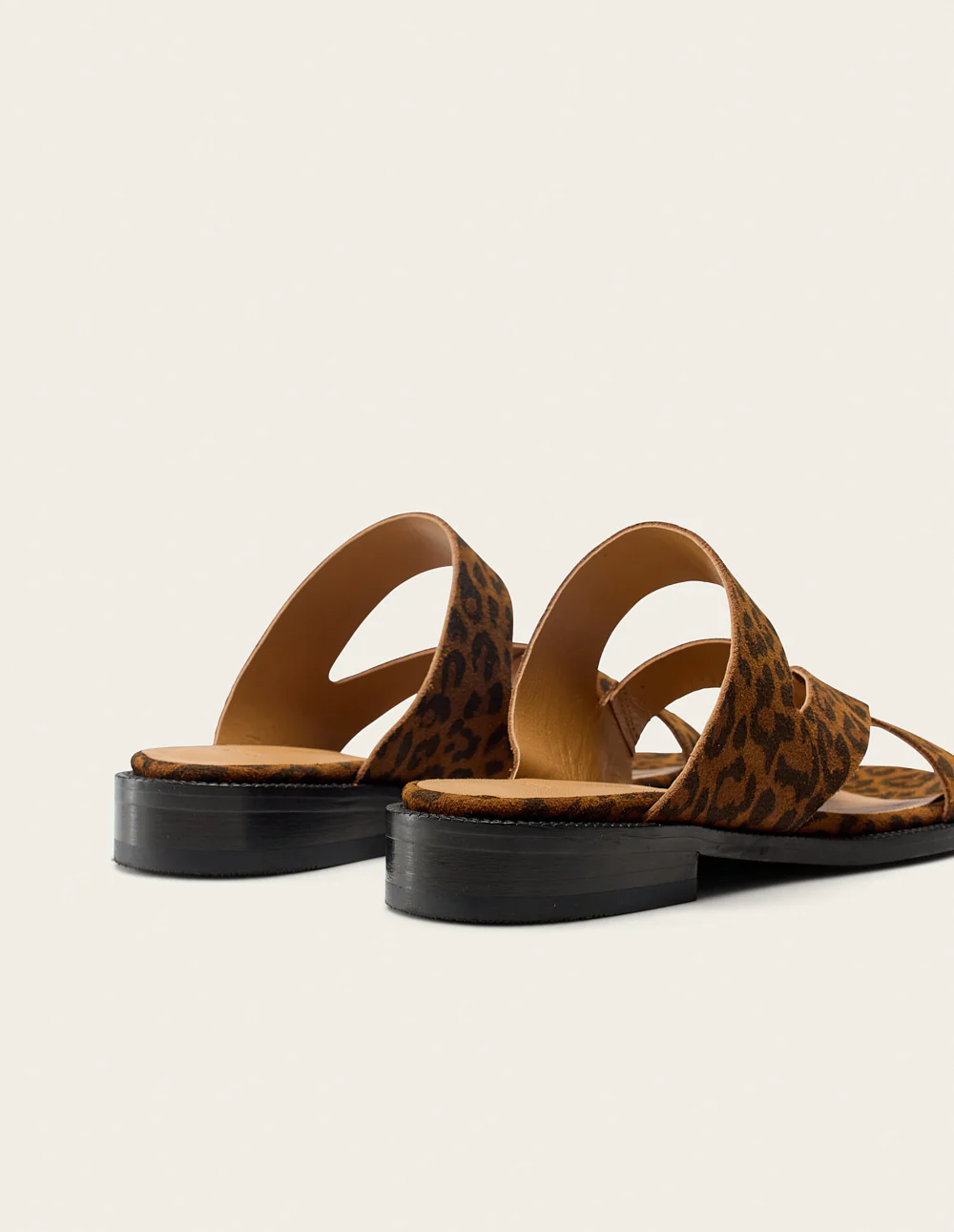 Mules Volcana - Suède léopard - Image 5