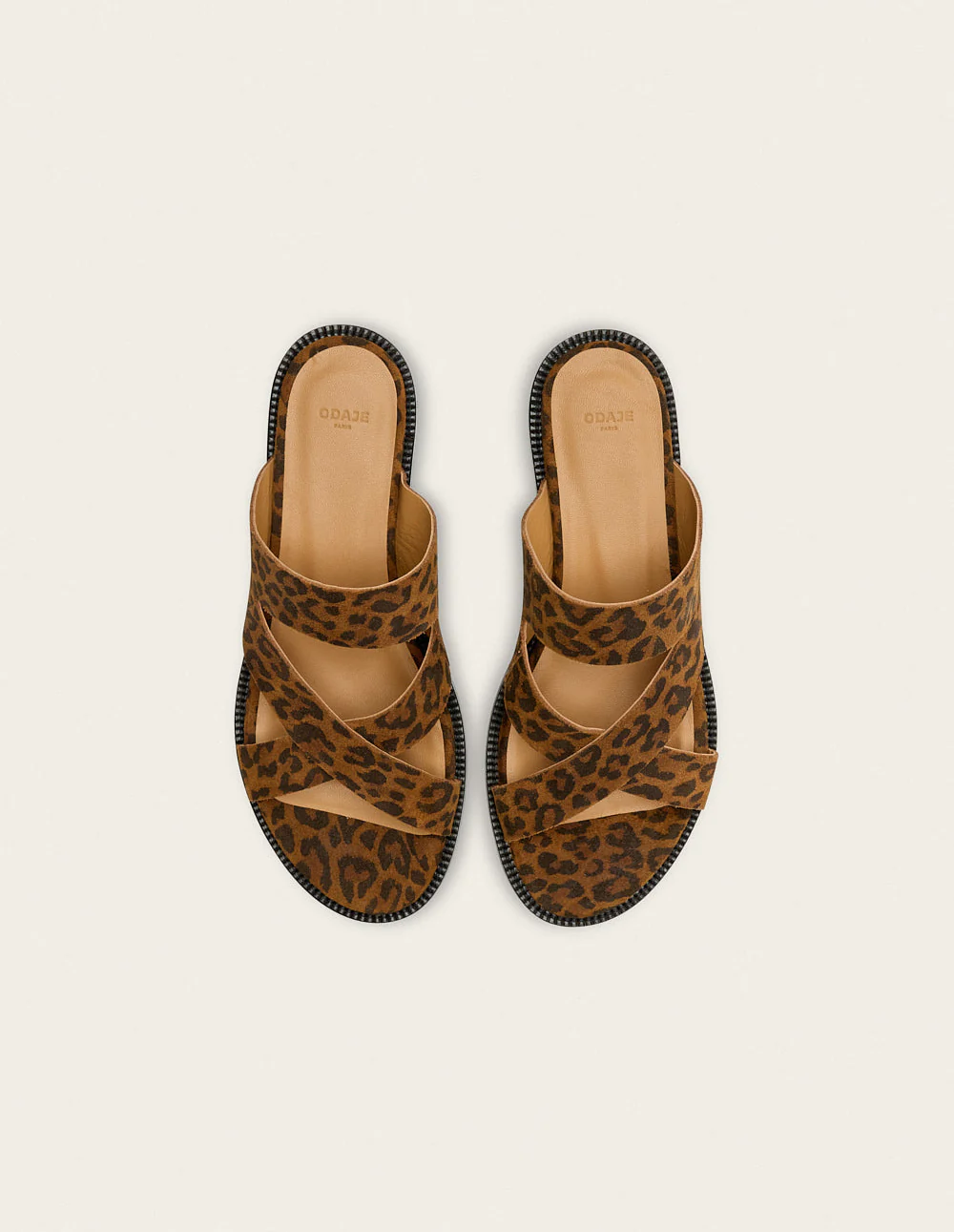 Mules Volcana - Suède léopard - Image 6
