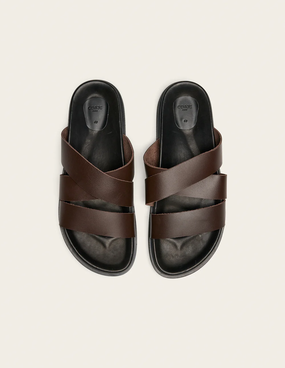 Mules Yazo - Cuir marron - Image 4