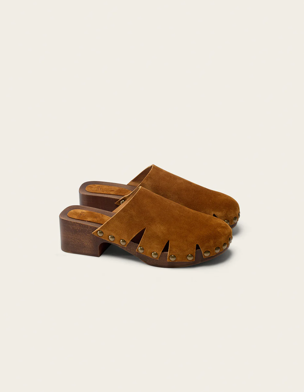 Mules Yura - Suède ambre - Image 3