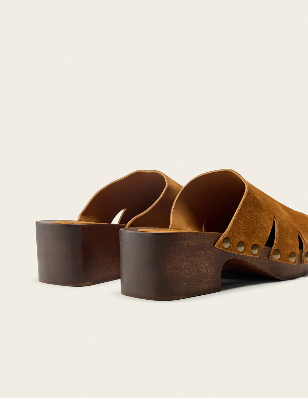 Mules Yura - Suède ambre - Image 4