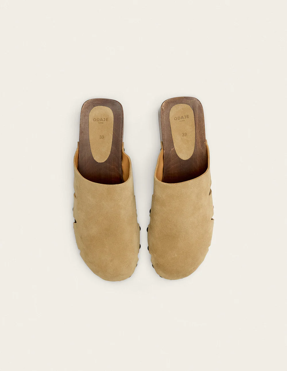 Mules Yura - Suède taupe - Image 5