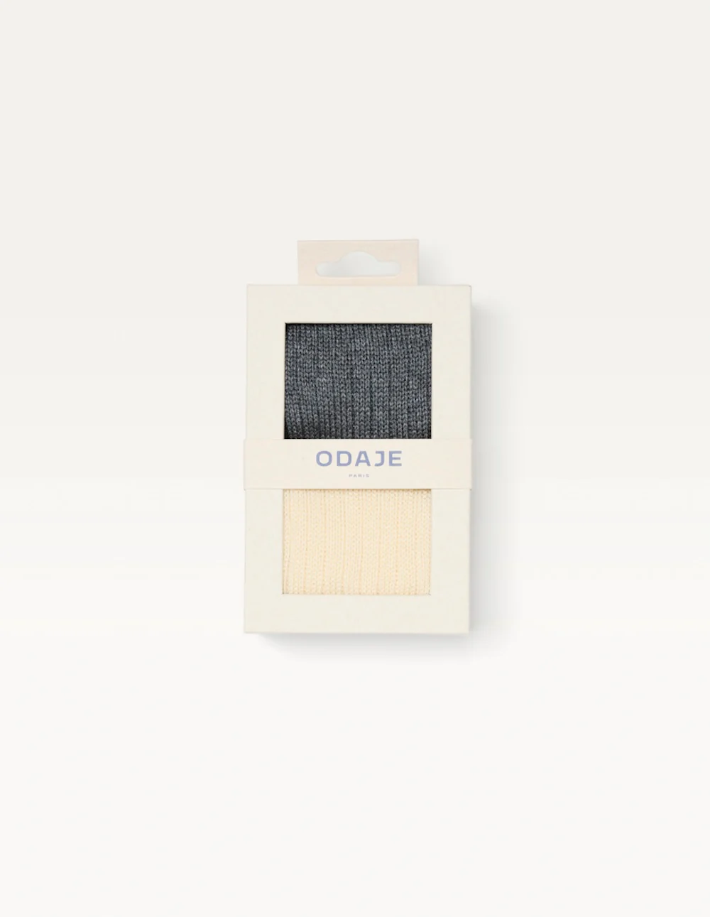Pack de 2 Chaussettes - Chaussettes épaisses écru gris - Image 4