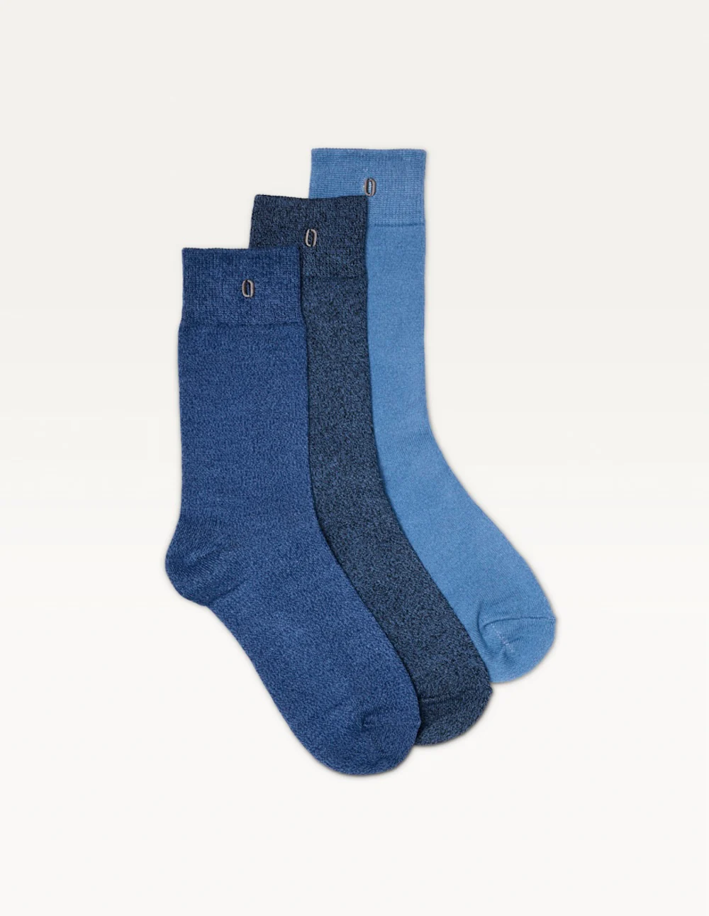 Pack de 3 Chaussettes - Chiné bleu