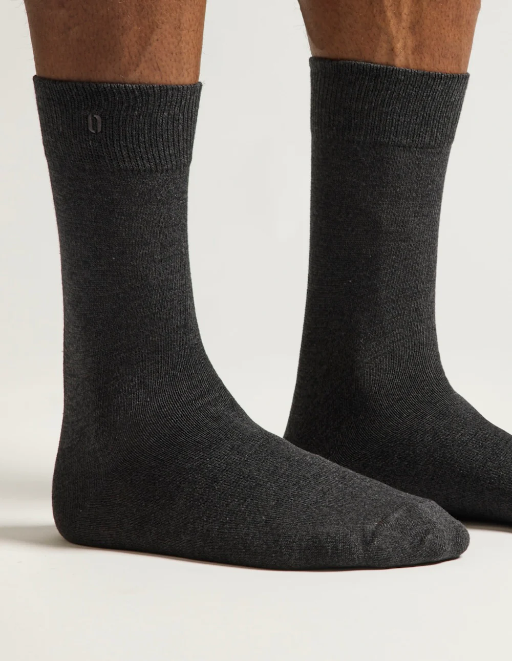 Pack de 3 Chaussettes - Chiné noir gris vert - Image 3