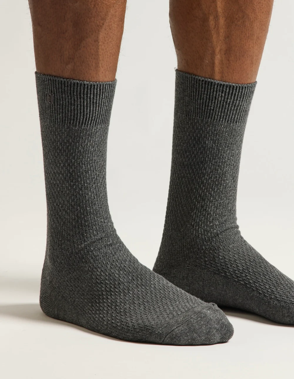 Pack de 3 Chaussettes - Gaufré marine bordeaux et gris - Image 3
