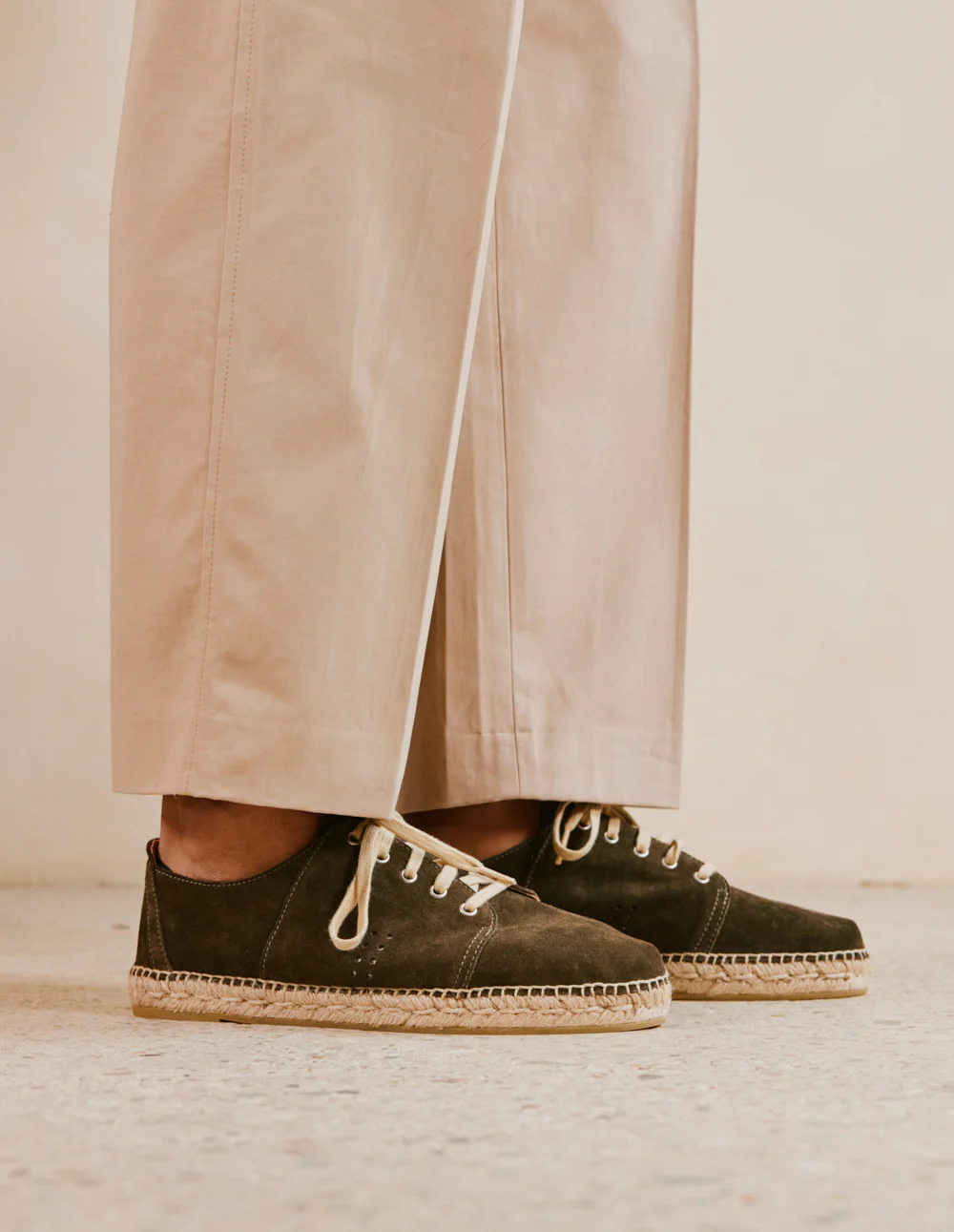 Espadrilles Raymond - Suède kaki - Image 4