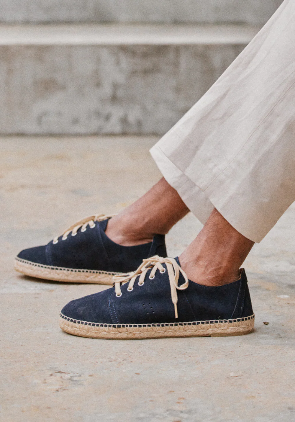 Espadrilles Raymond - Suède marine - Image 4