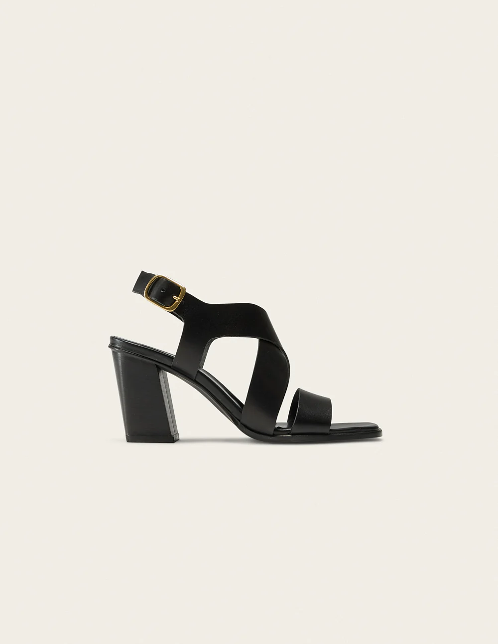 Sandales à talons Dasun - Cuir noir - Image 2