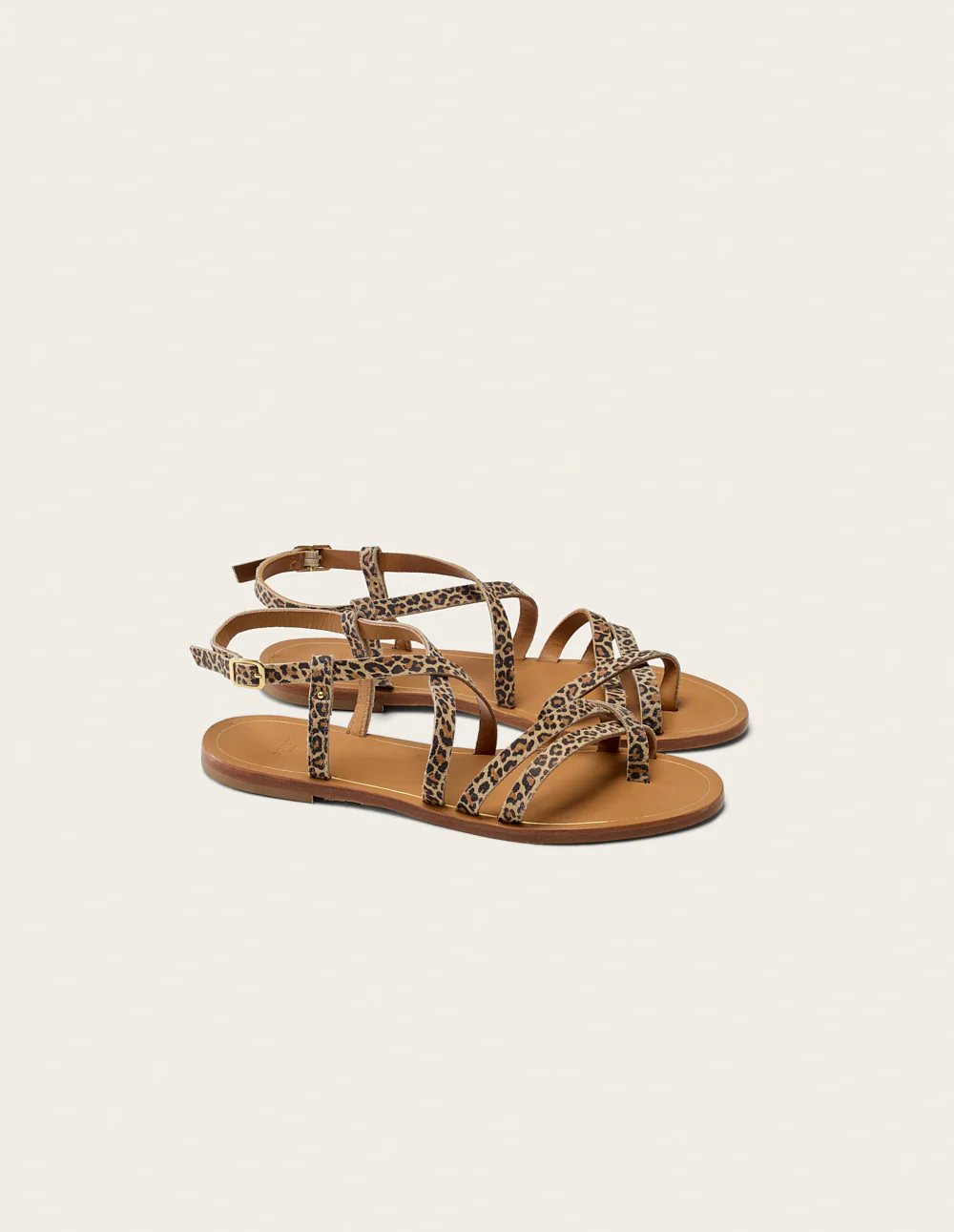 Sandales Alba - Cuir léopard - Image 3