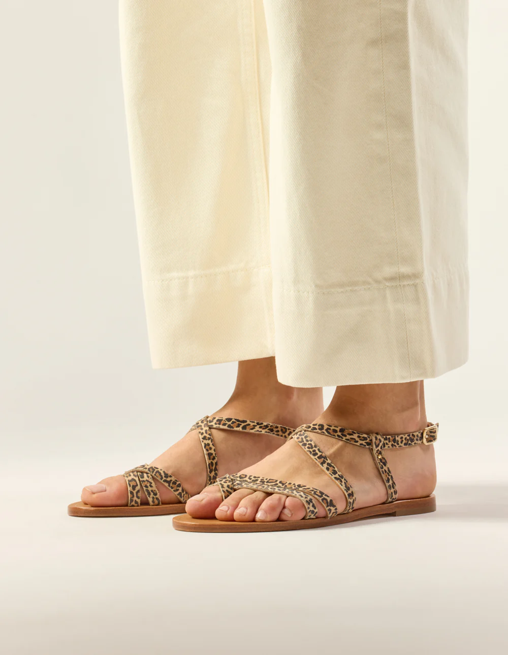 Sandales Alba - Cuir léopard - Image 4
