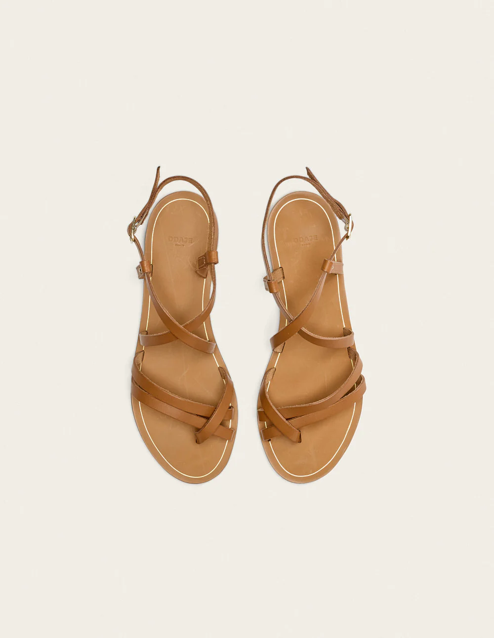 Sandales Alba - Cuir marron - Image 4