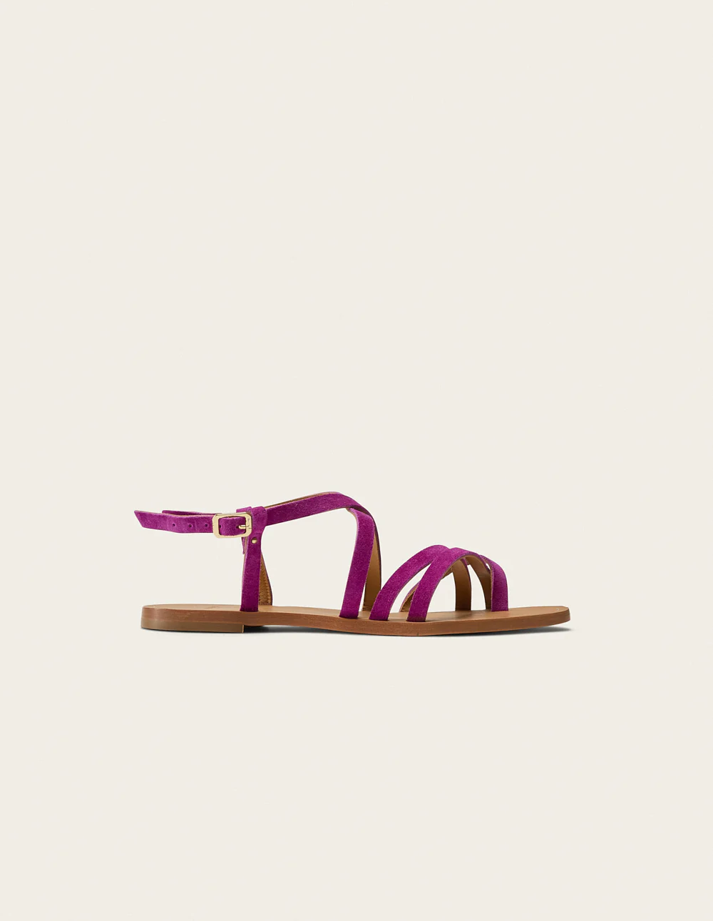 Sandales Alba - Suède magenta - Image 2