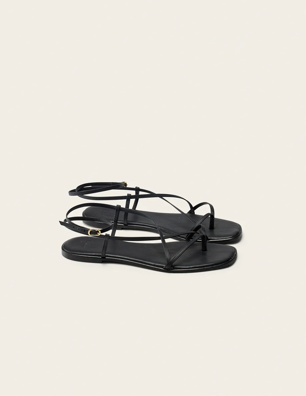 Sandales Bayli - Cuir noir - Image 3