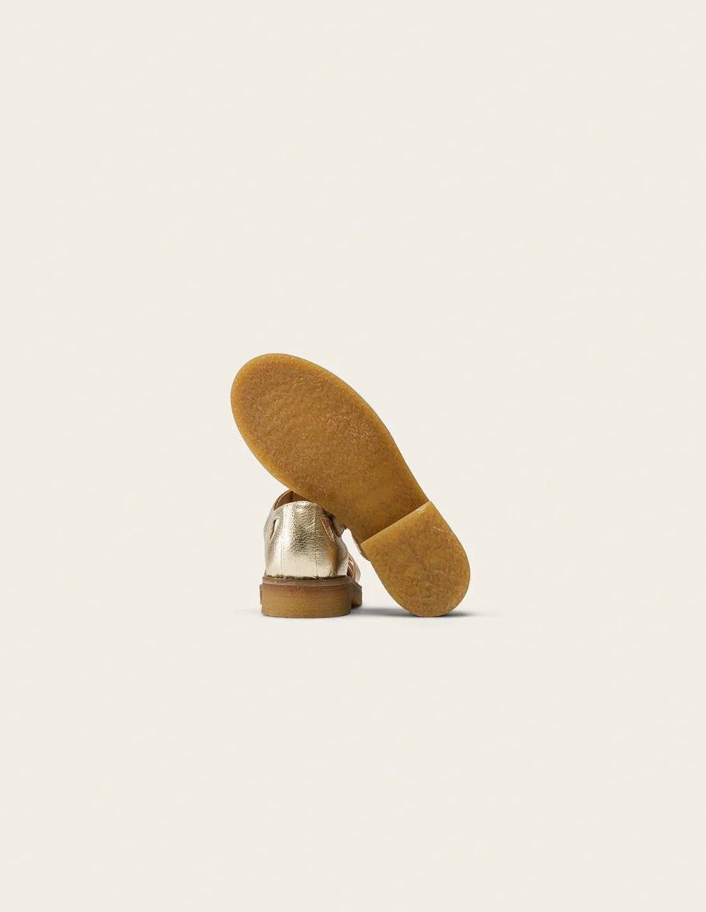 Sandales Charlie - Cuir grainé champagne - Image 5