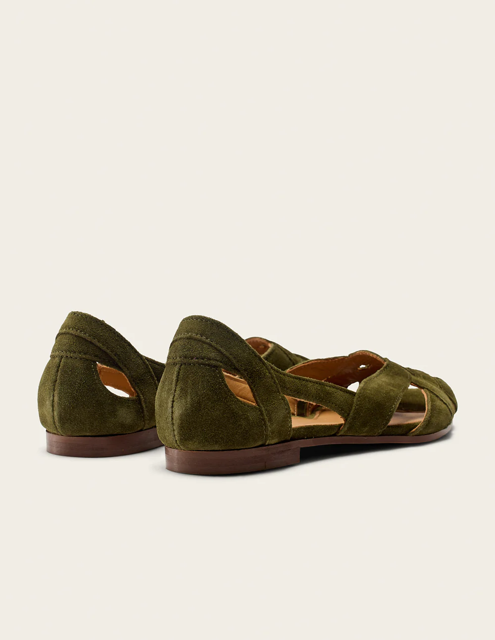 Sandales Clémentine - Suède kaki - Image 4