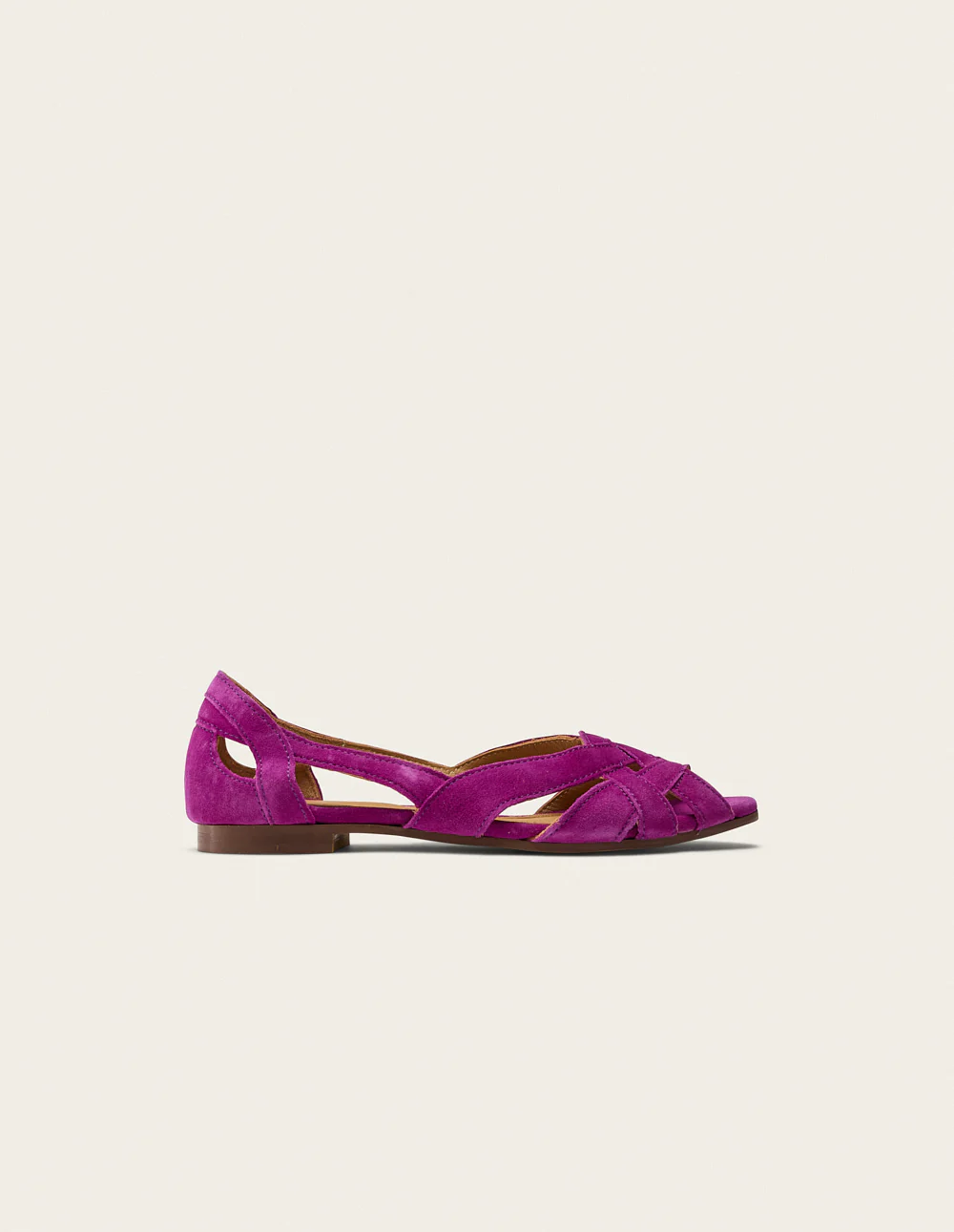 Sandales Clémentine - Suède magenta - Image 2