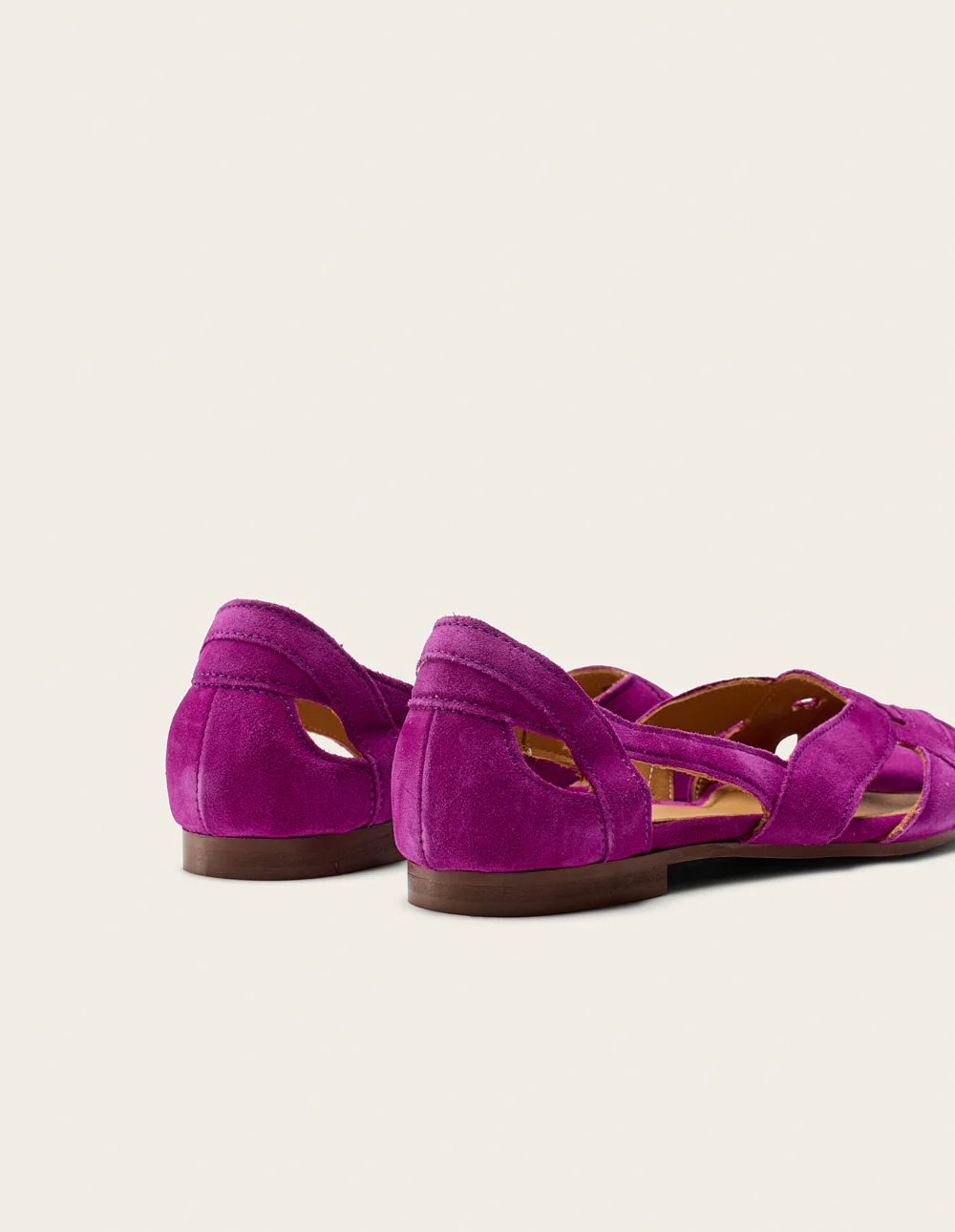 Sandales Clémentine - Suède magenta - Image 4