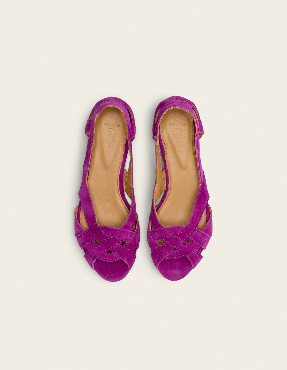 Sandales Clémentine - Suède magenta - Image 6