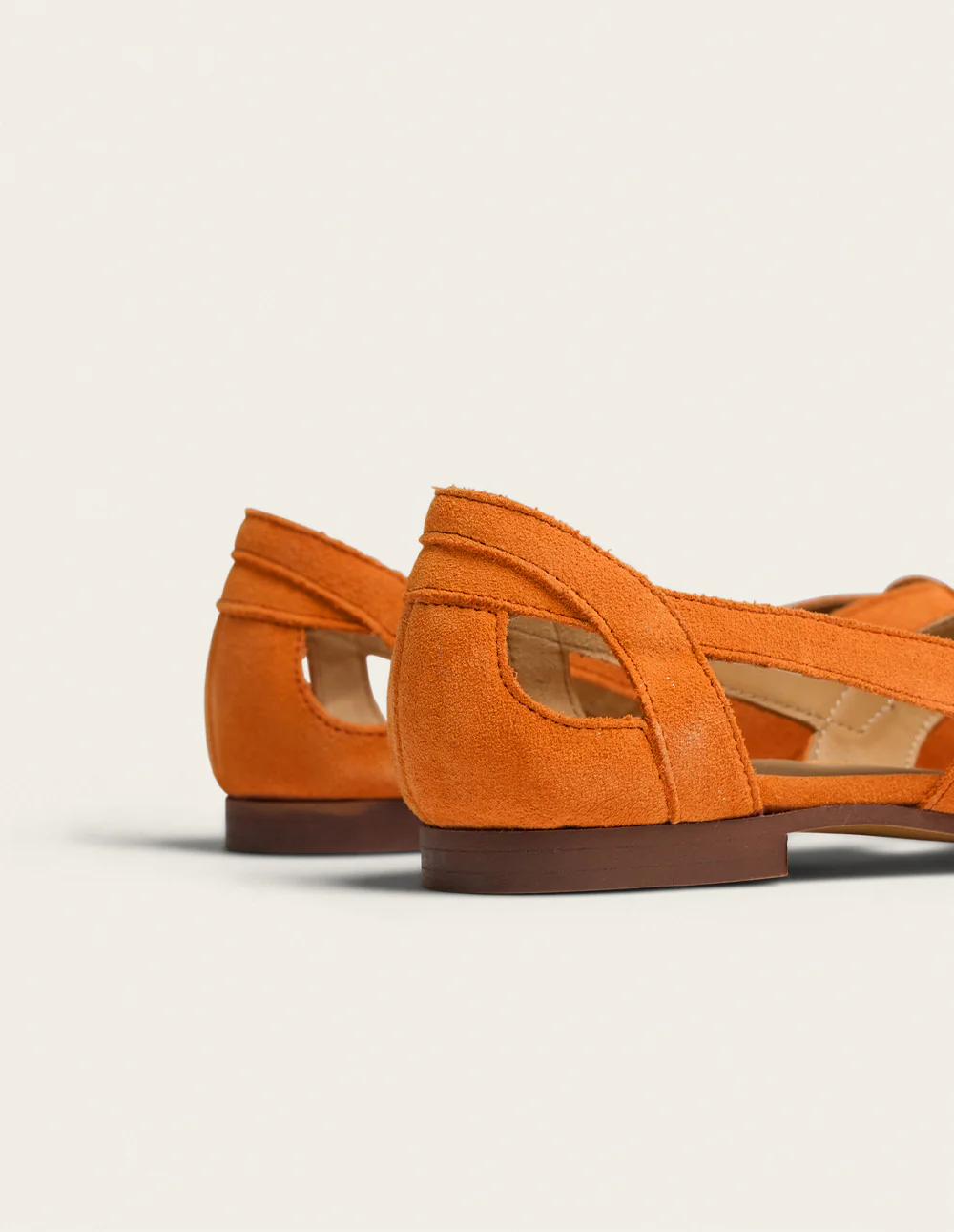 Sandales Clémentine - Suède orange - Image 4