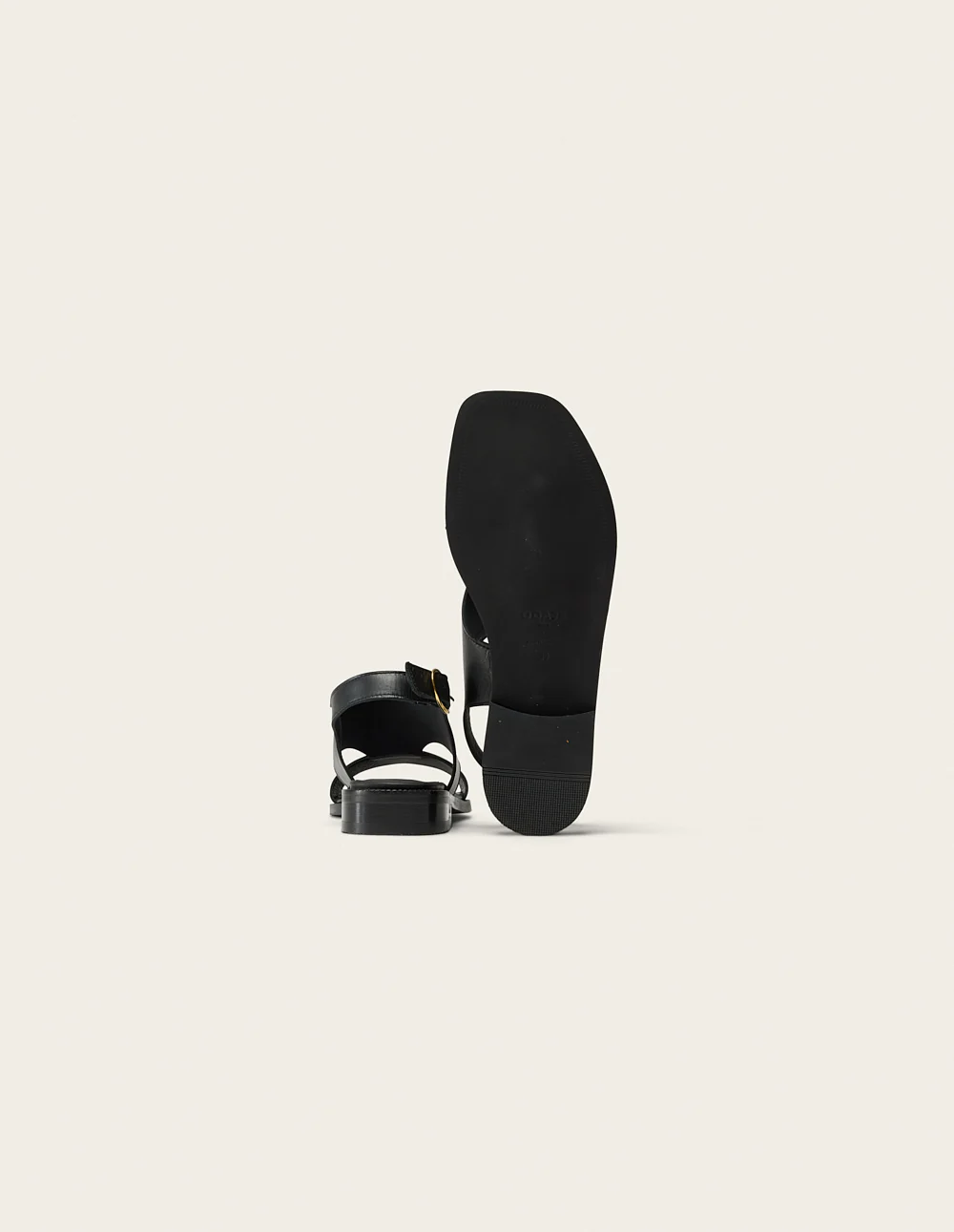 Sandales Corte - Cuir noir - Image 8