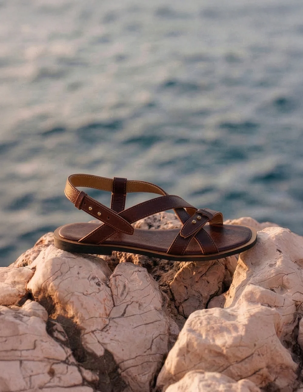 Sandales Dioni - Cuir marron